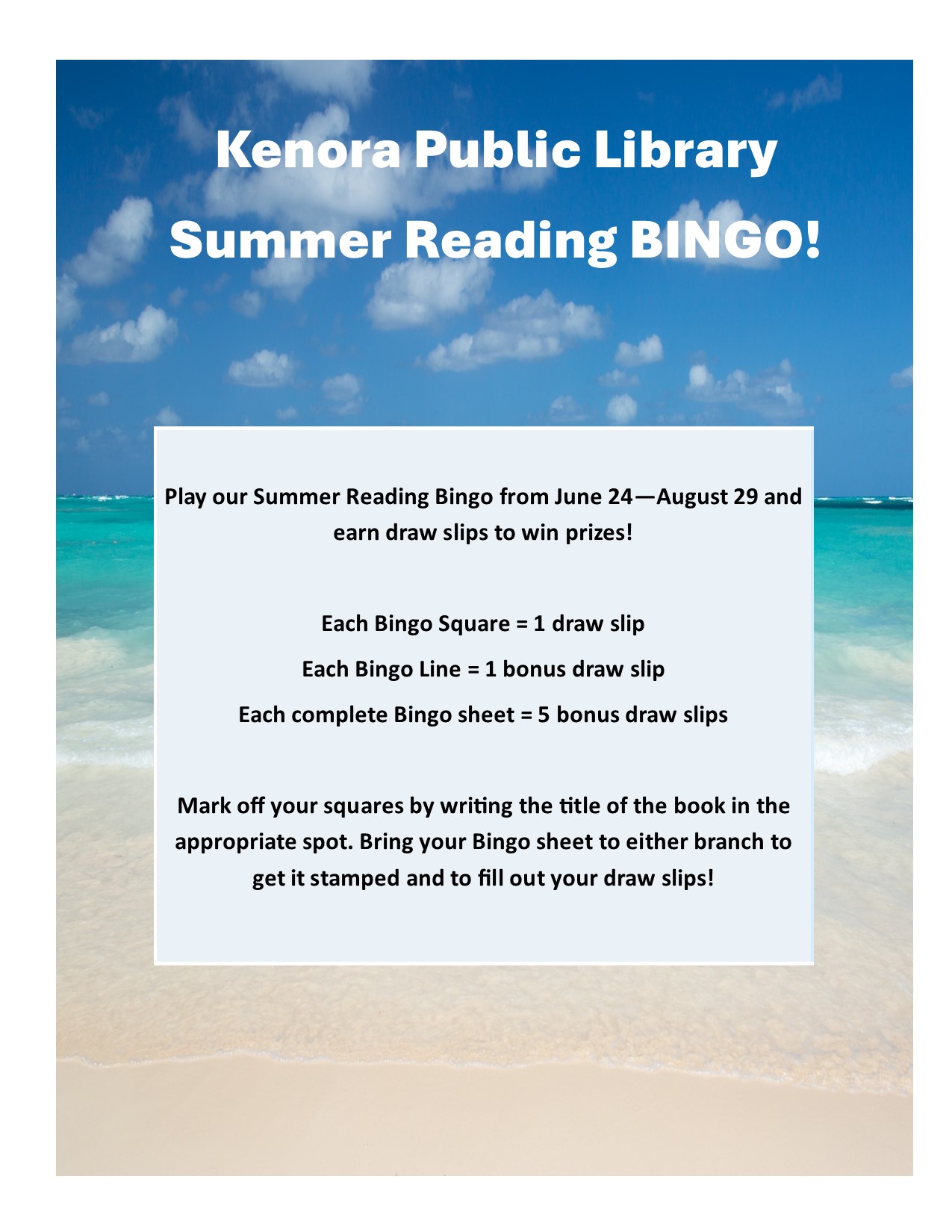 Summer Reading Bingo